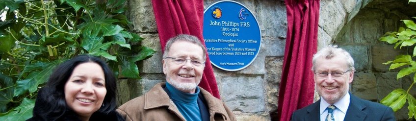 Blue Plaque Unveiled to Commend York Geologist John Phillips FRS
