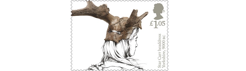 Star Carr Headdress Celebrated as Part of Royal Mail ‘Ancient Britain’ Special Stamps